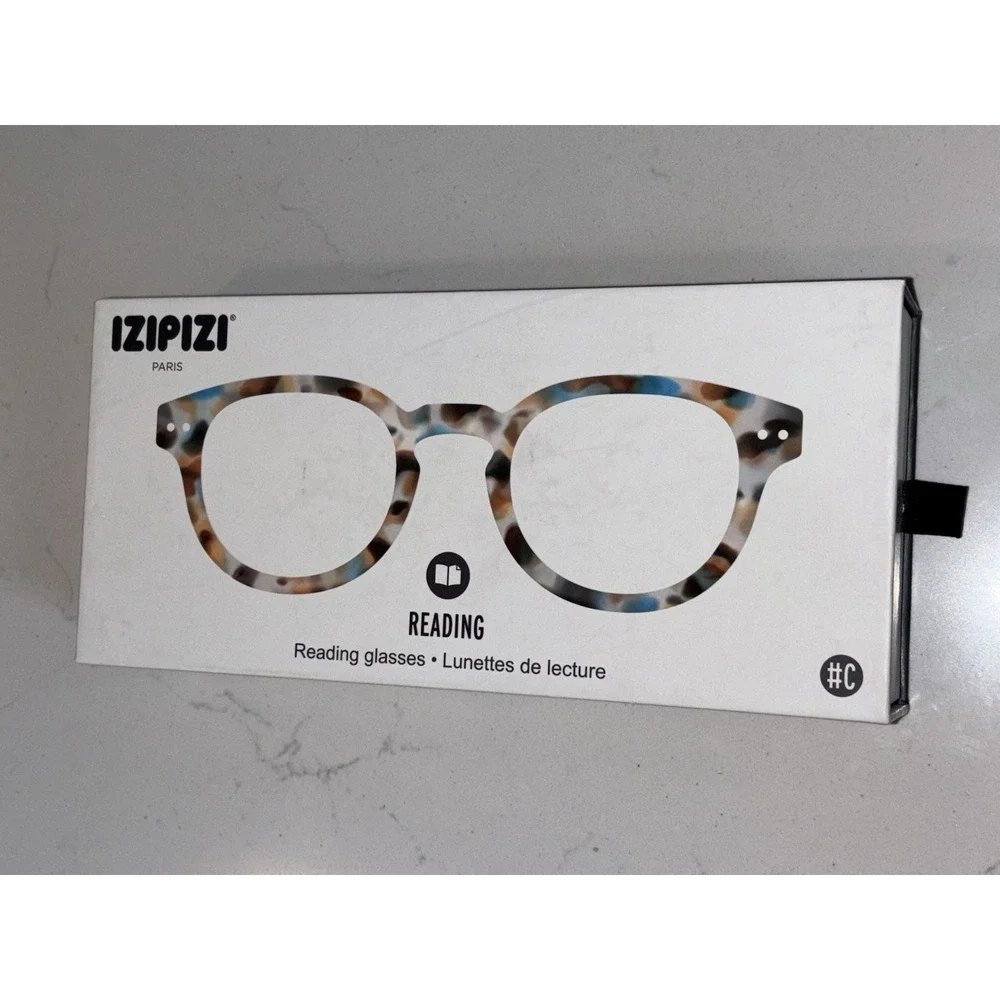 Izipizi Blue Tortoise Reading Glasses #C 1.5 NWOT
